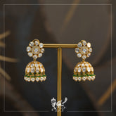 Emerald Polki Earrings